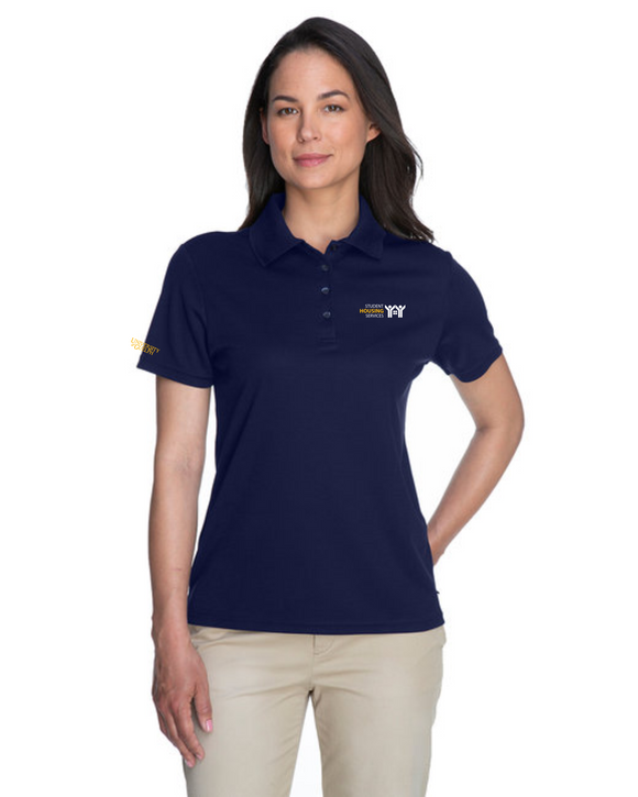 Student Housing Services Women's Moisture Wicking Pique Polo