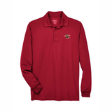 Wellington Brewery Men's LS Performance Pique Polo