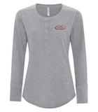 Guelph Skating Club Ladies Long Sleeve Henley