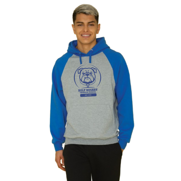 Holy Rosary Adult Two Tone Hooded Sweatshirt