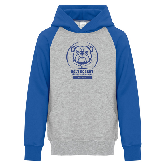 Holy Rosary Youth Two Tone Hooded Sweatshirt