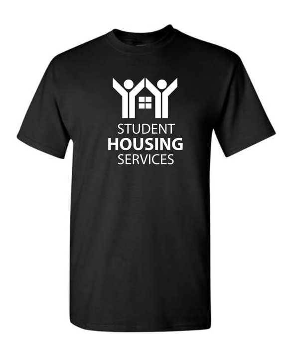 Student Housing Men's Cotton T-Shirt - Front Silkscreen