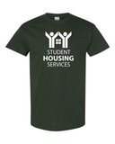 Student Housing Men's Cotton T-Shirt - Front Silkscreen