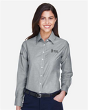 Student Housing Women's Long Sleeve Oxford Shirt