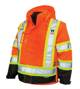 Student Housing Hi Vis  Poly Oxford 5-in-1 Parka