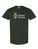 Student Housing Men's Cotton T-Shirt - Front Silkscreen