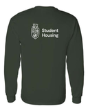 Student Housing Cotton Long Sleeve T-Shirt - Back Design