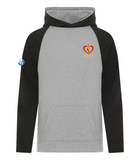 Sacred Heart Youth Colour Block Performance Hooded Sweatshirt