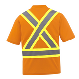 Student Housing Polyester Mesh Hi Vis Tshirt