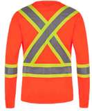 Student Housing Polyester Mesh Hi Vis Long Sleeve Tshirt