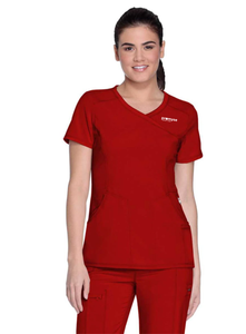 Promyse Home Care Women's Flex Mock Wrap Top