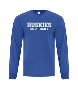 Haldimand Huskies Unisex Basketball Long Sleeve T-Shirt