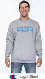 Bishop Mac ﻿Champion® Crewneck Sweatshirt - Celtics Full Front Design